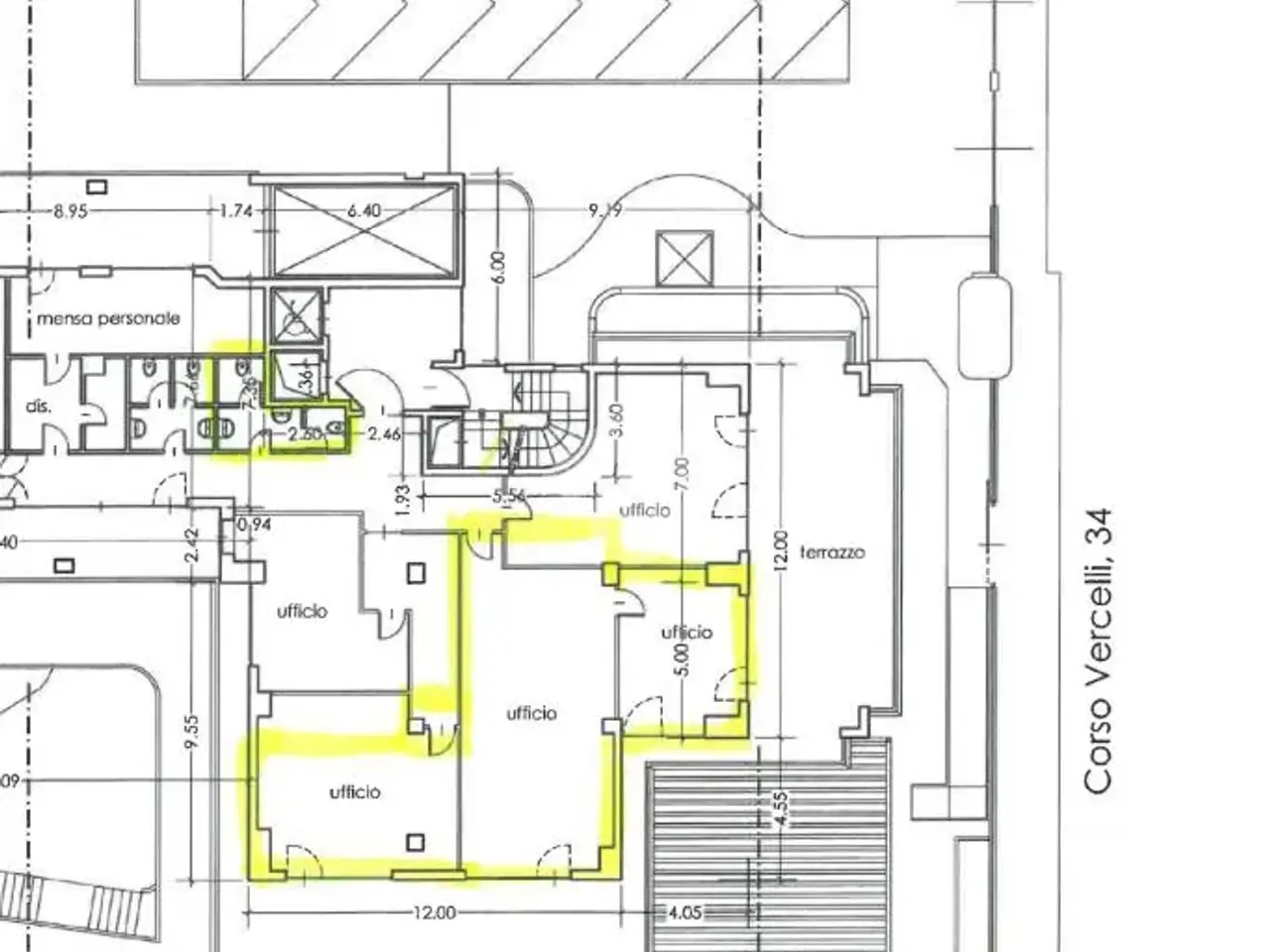 Ufficio in V. Druento 280, Venaria Reale, {3} - Planimetria 1