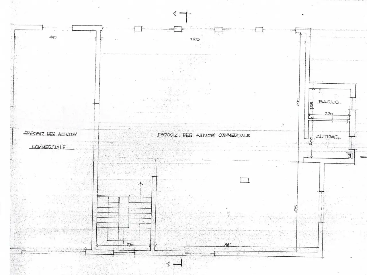 Locale commerciale in Le Europa 408, Capannori, {3} - Planimetria 1