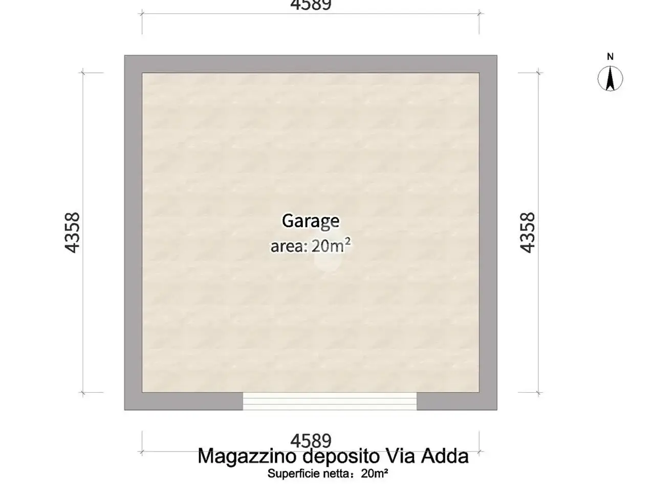 Magazzino in Via Adda 2, Corigliano-Rossano, {3} - Planimetria 1