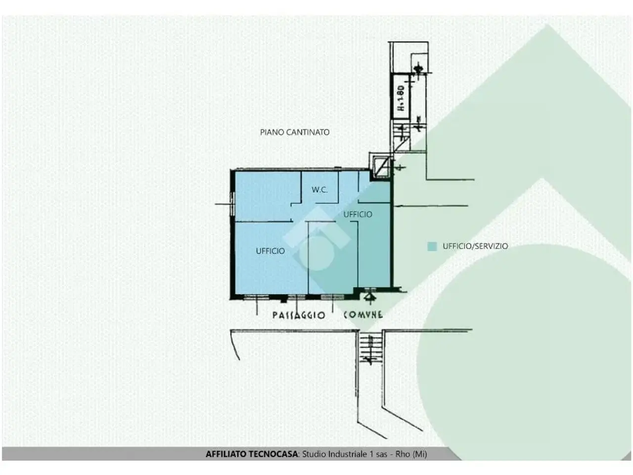 Ufficio in Via Sartirana 20, Rho, {3} - Planimetria 1