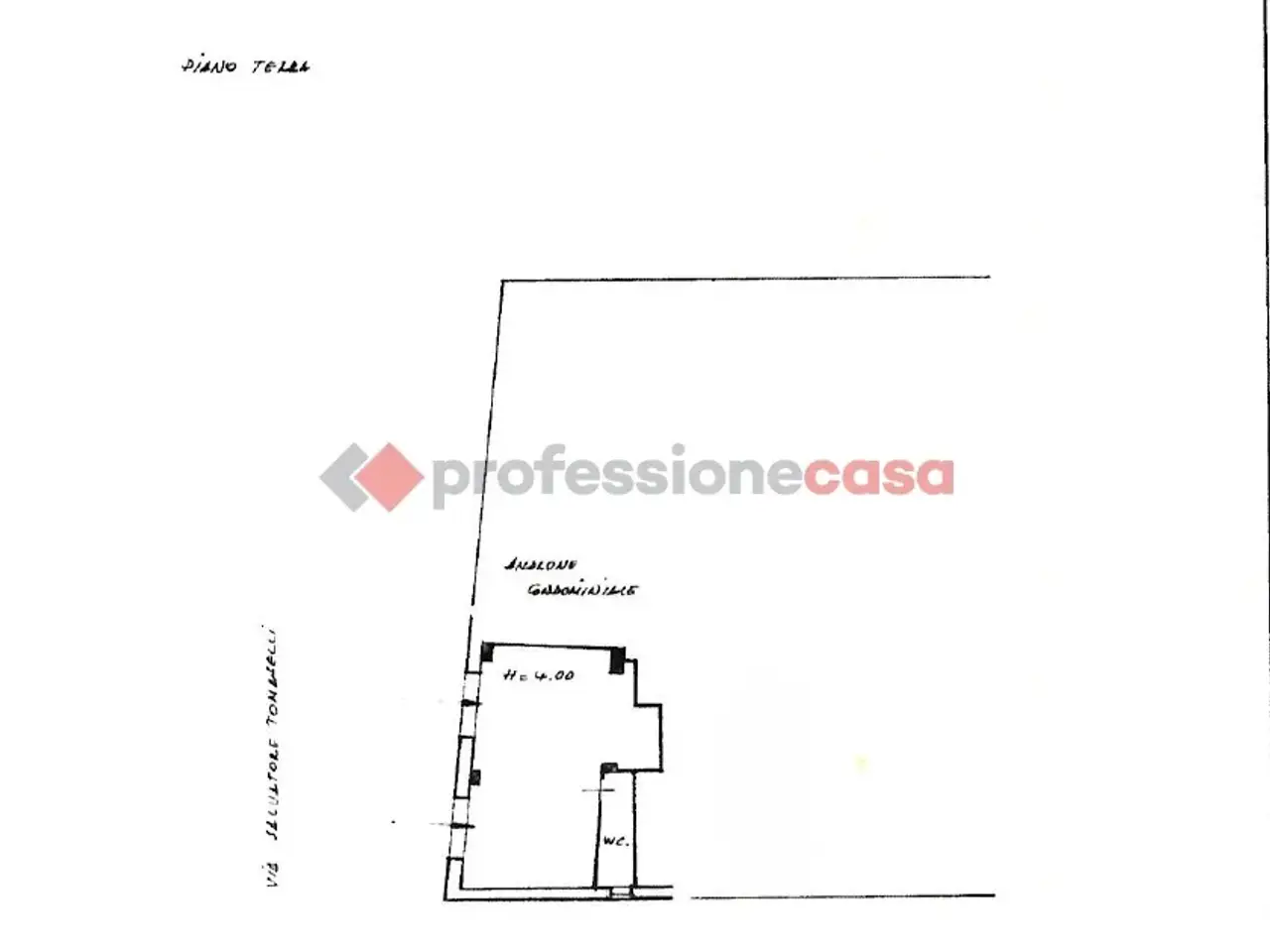 Negozio in Via Salvatore Tomaselli  43/B, Catania, {3} - Planimetria 1