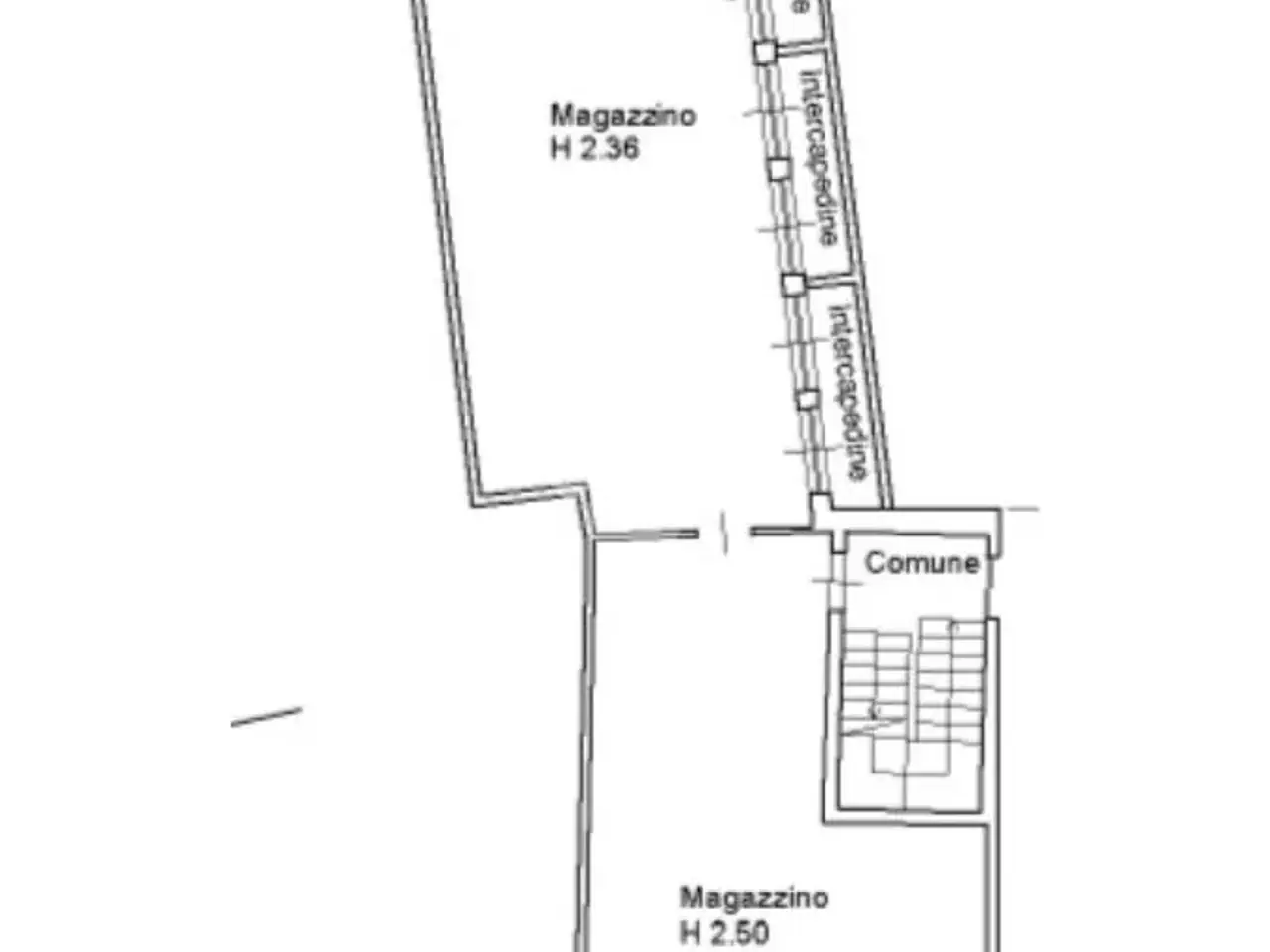 Negozio in Via C. Finazzi, Chiuduno, {3} - Planimetria 1