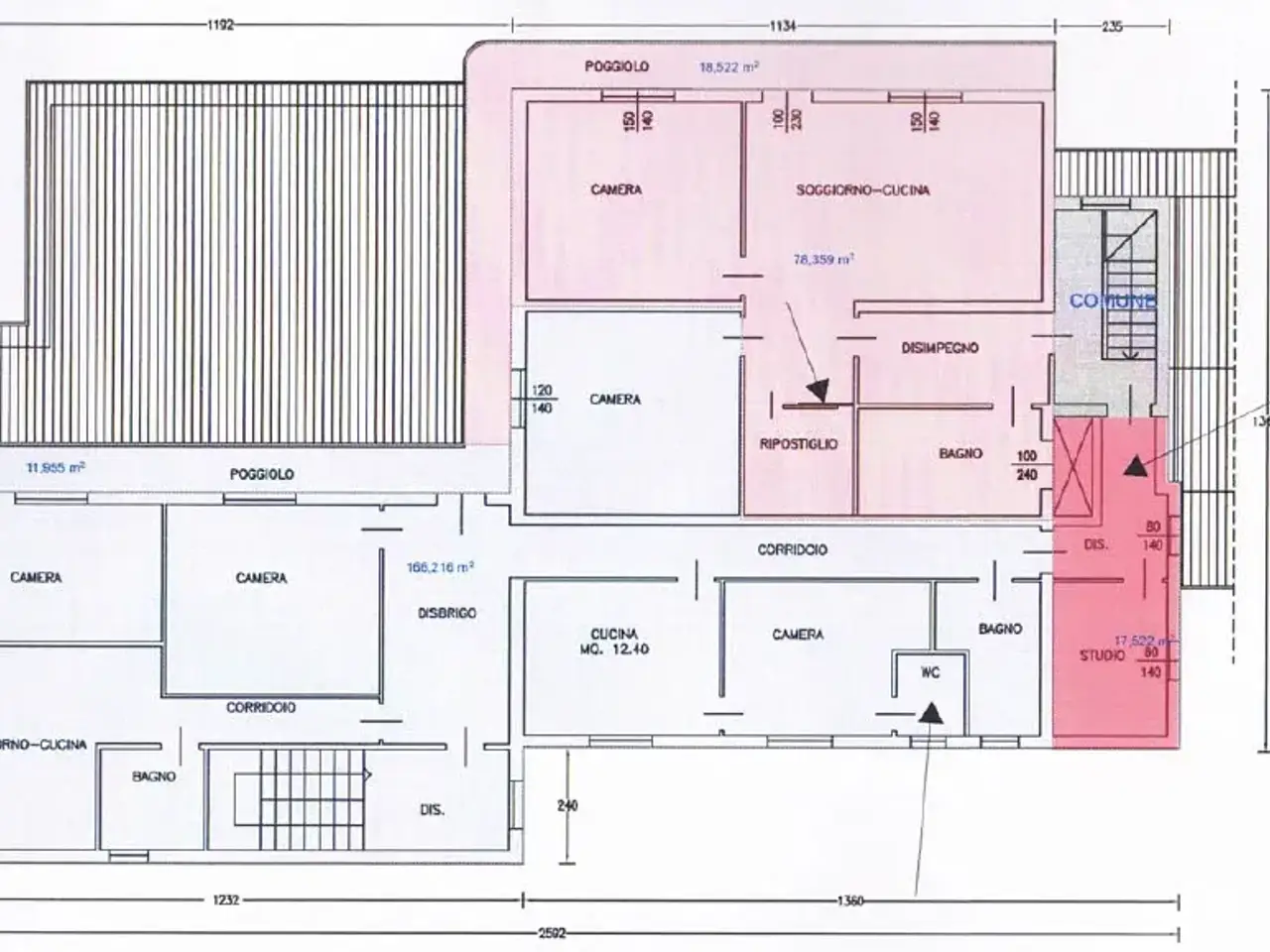 Esercizio commerciale in Via Villatega, Salzano, {3} - Planimetria 1