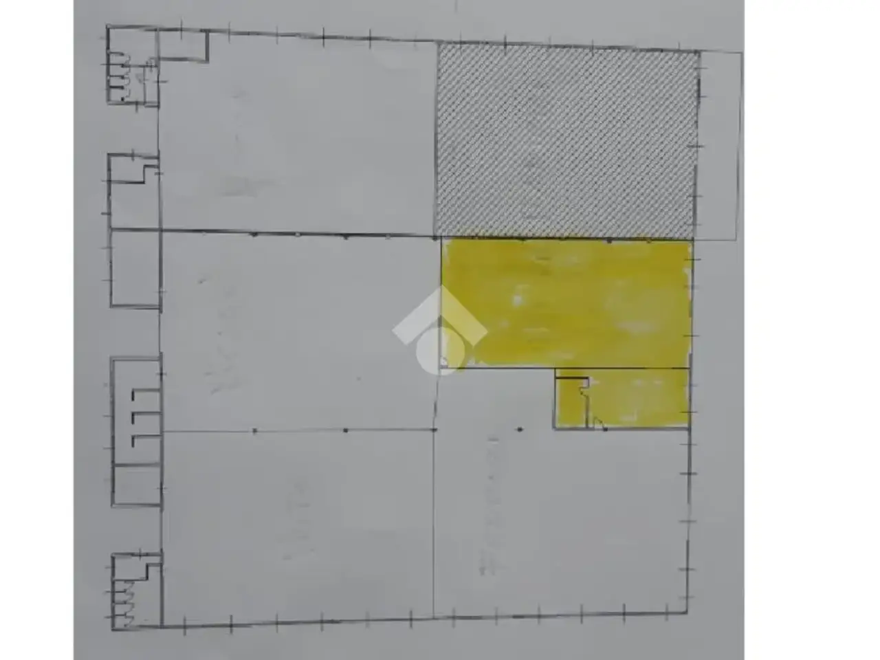 Magazzino in Via Emilio dei Marchi 7, Monticello Brianza, {3} - Planimetria 1