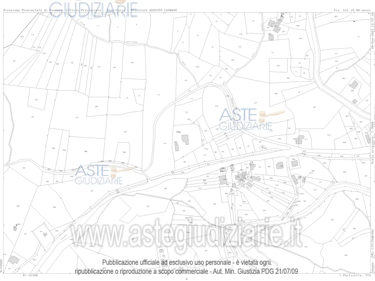 Garage in Contrada Colle Vertieri, 65010 Civitaquana Pe, Italia 65010, Civitaquana, {3} - Planimetria 1