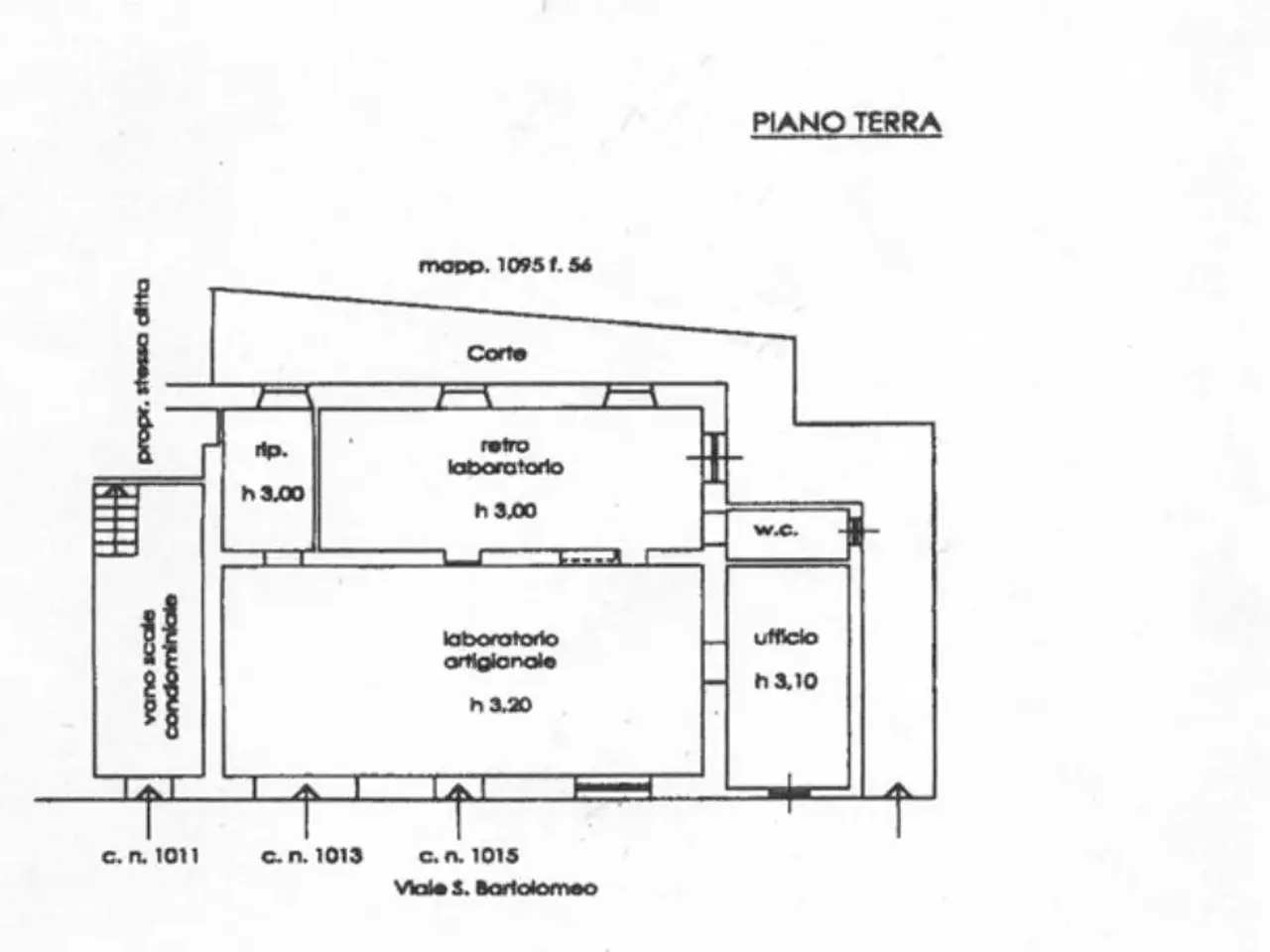 Laboratorio in Viale S. Bartolomeo 1013, La Spezia, {3} - Planimetria 1