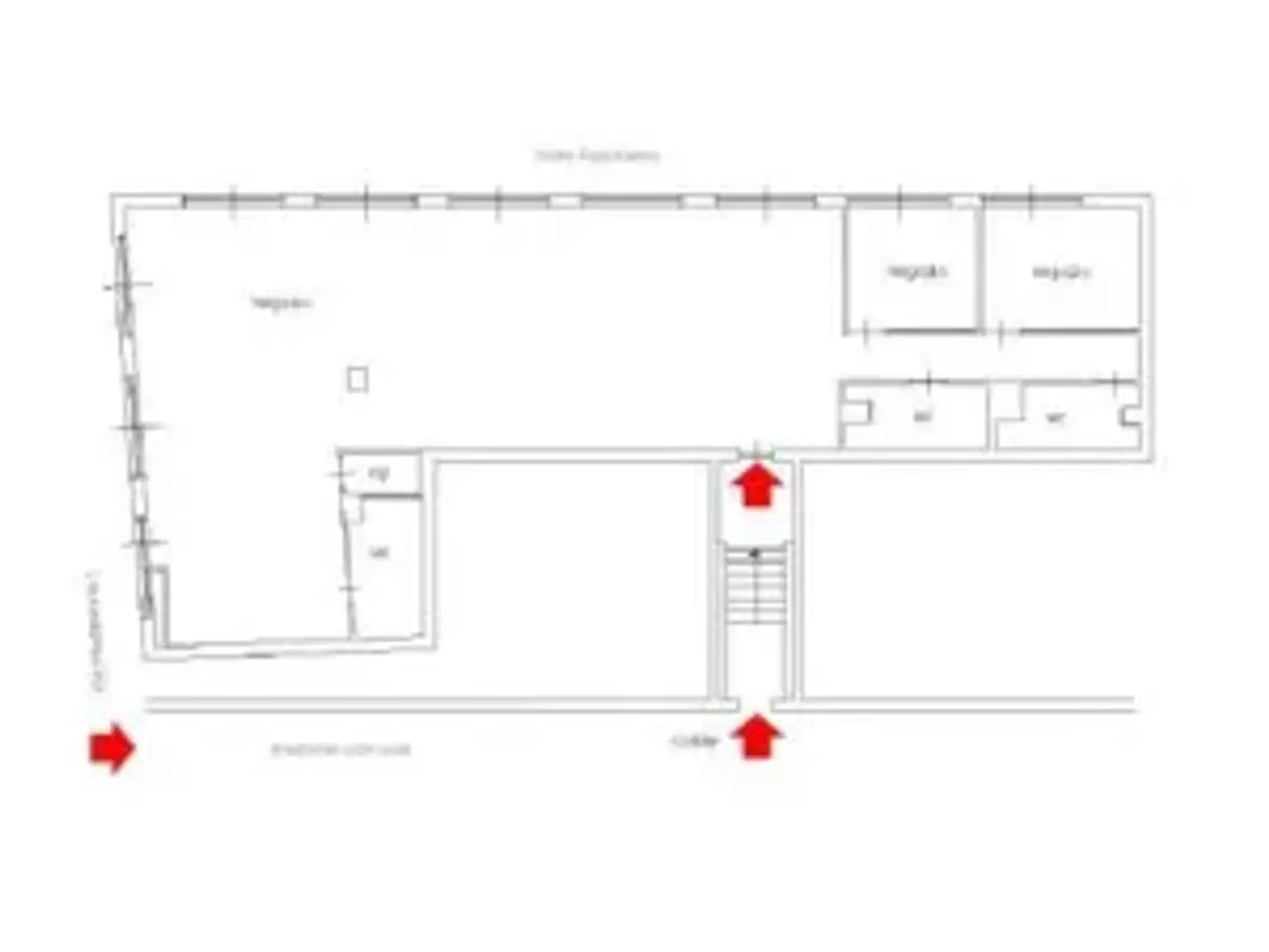 Negozio in Via Carmine Modestino 1, Milano, {3} - Planimetria 1