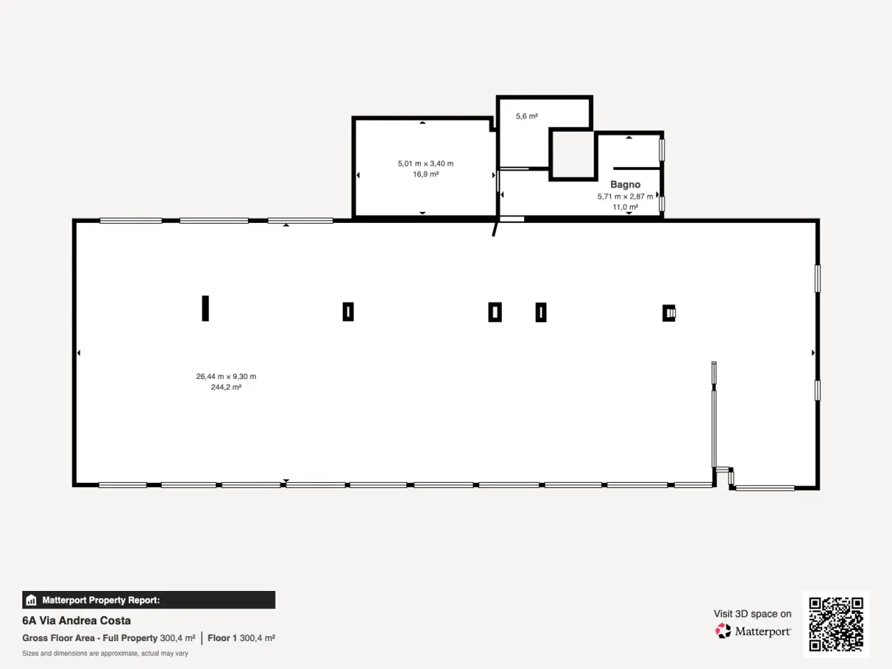 Palazzina commerciale in Via a. Costa 5, Gallarate, {3} - Planimetria 1