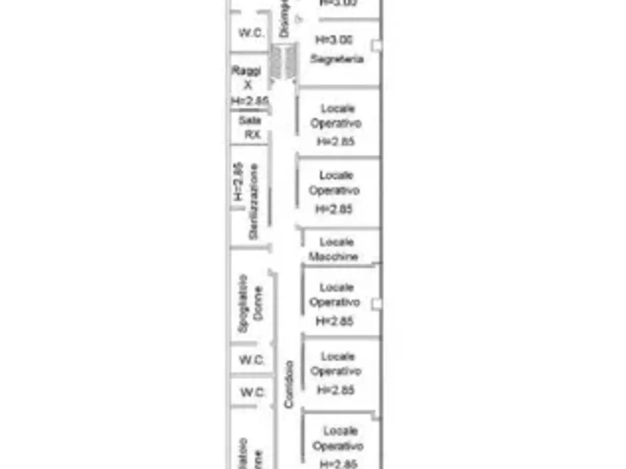 Studio in Via Amilcare Ponchielli 23, Bologna, {3} - Planimetria 1