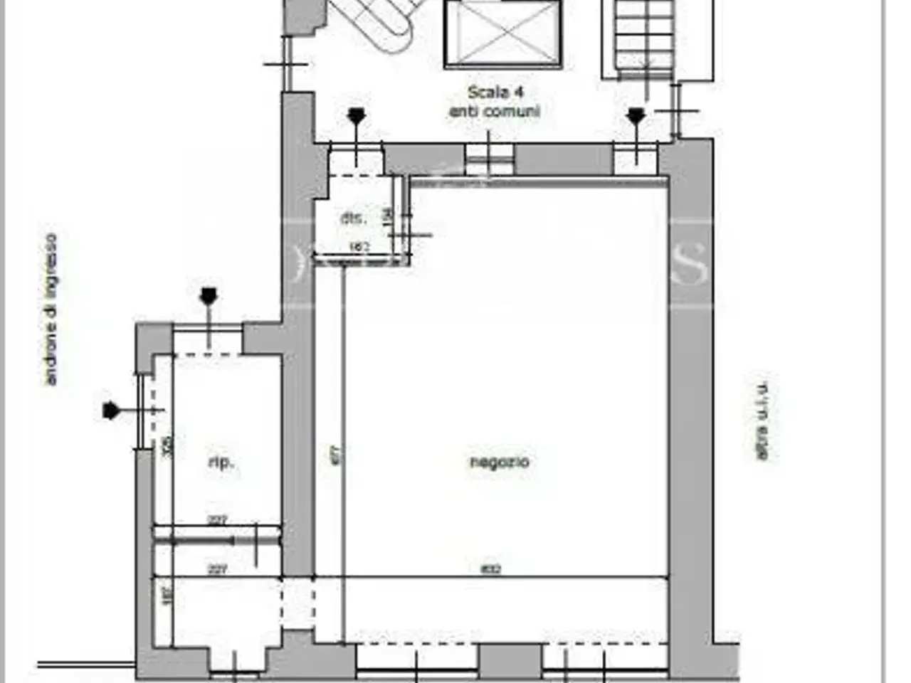 Negozio in Corso Buenos Aires 55, Milano, {3} - Planimetria 1