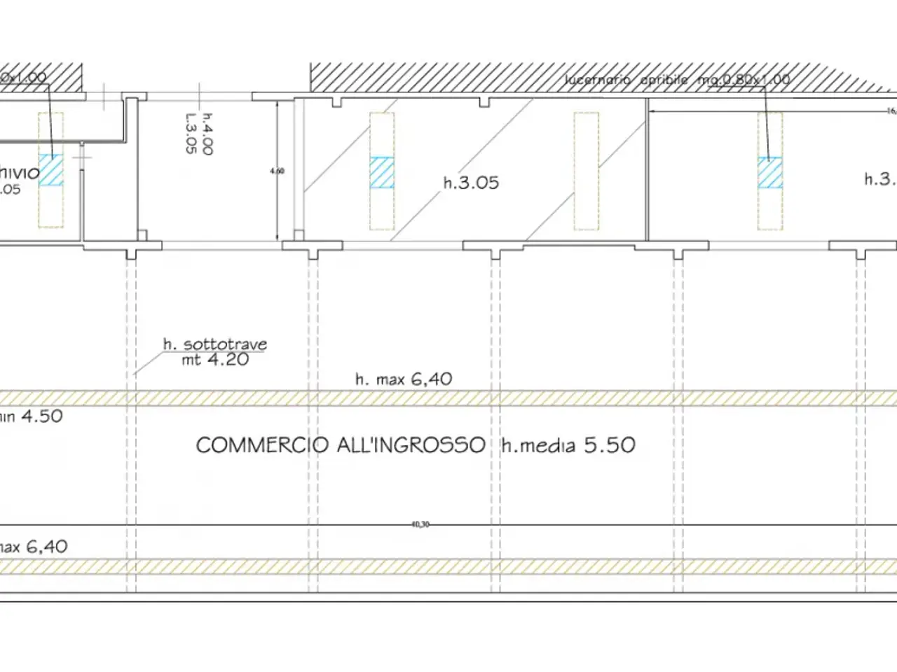 Capannone in Via delle Calandre, Calenzano, {3} - Planimetria 1