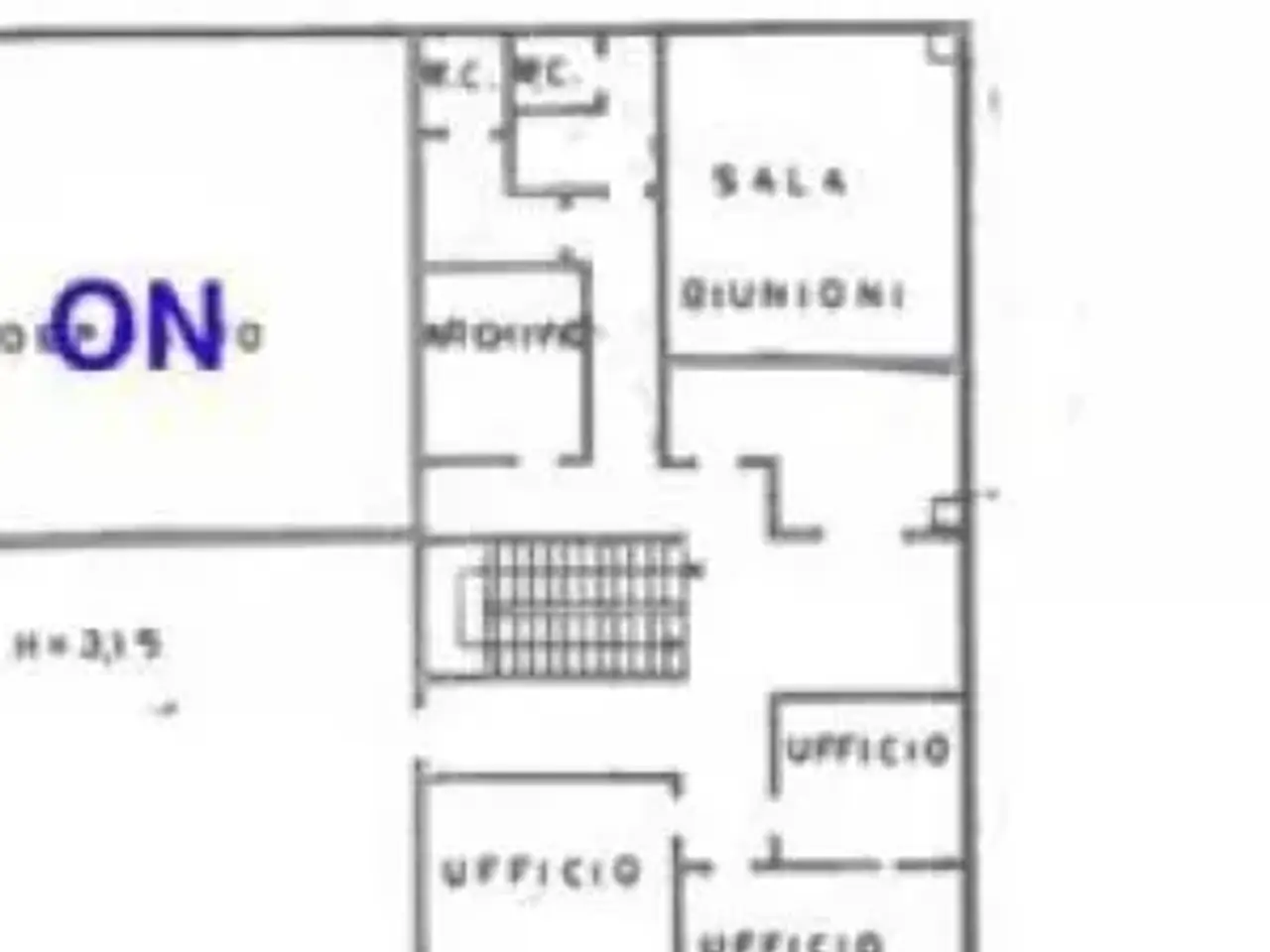 Ufficio in Via degli Anziati 17, Frosinone, {3} - Planimetria 1