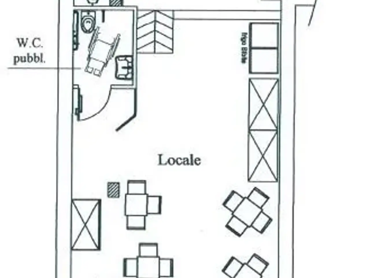 Palazzina commerciale in Via dei Lauri 140, Aprilia, {3} - Planimetria 1