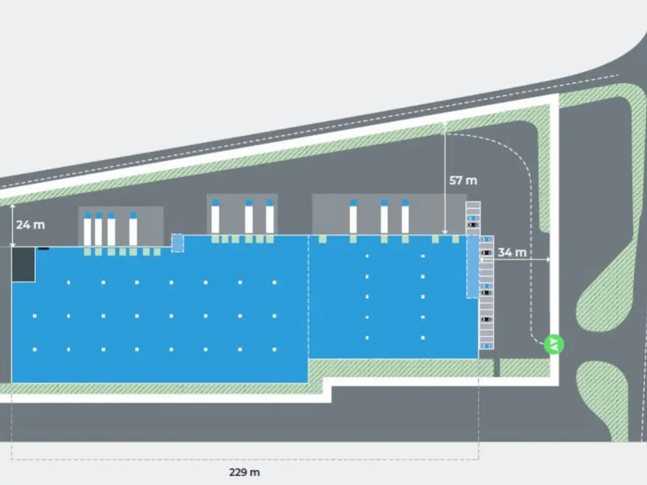 Magazzino in Via Monastero, Oppeano, {3} - Planimetria 1