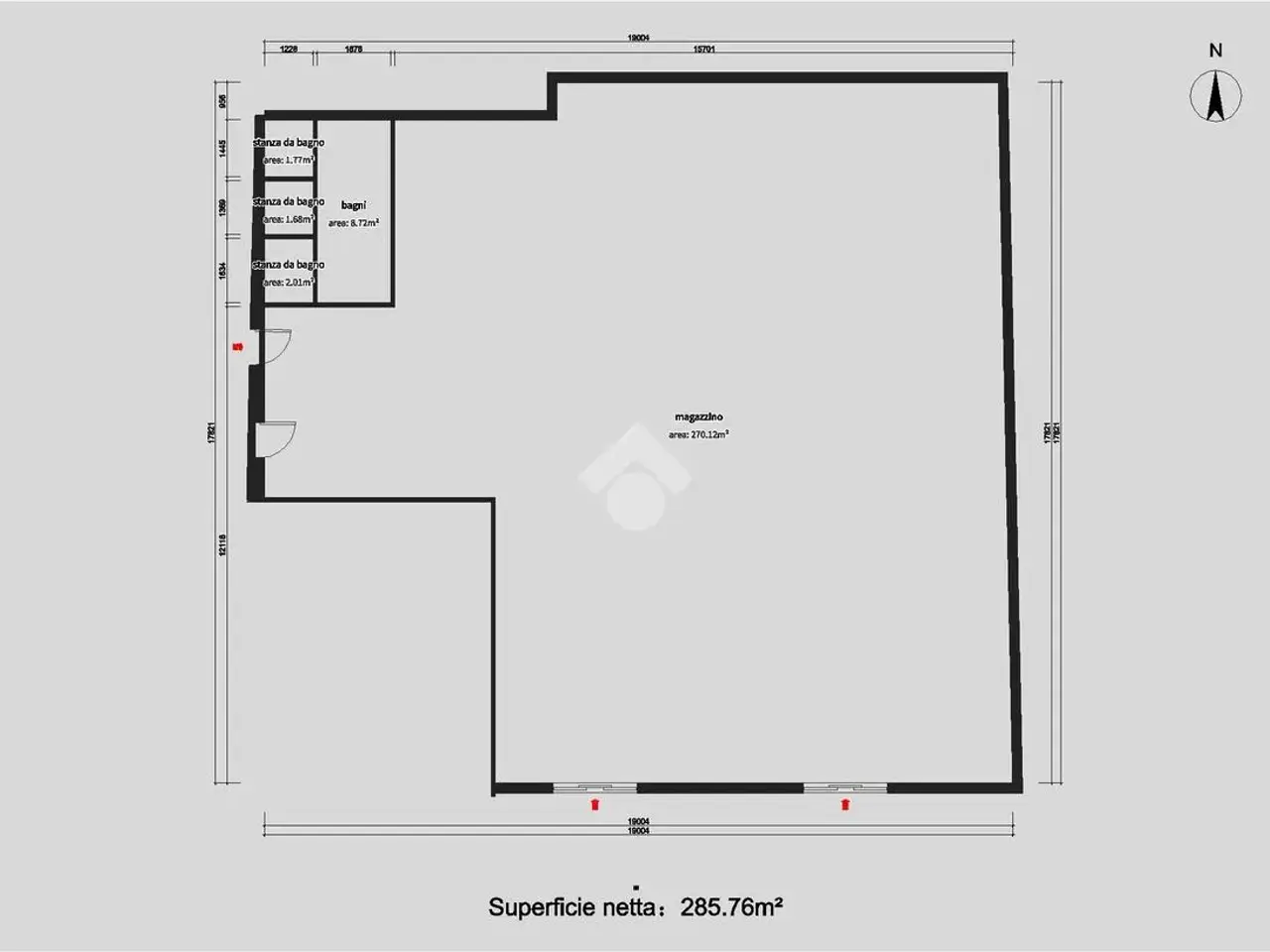 Magazzino in Via Tonetti 12, Polaveno, {3} - Planimetria 1