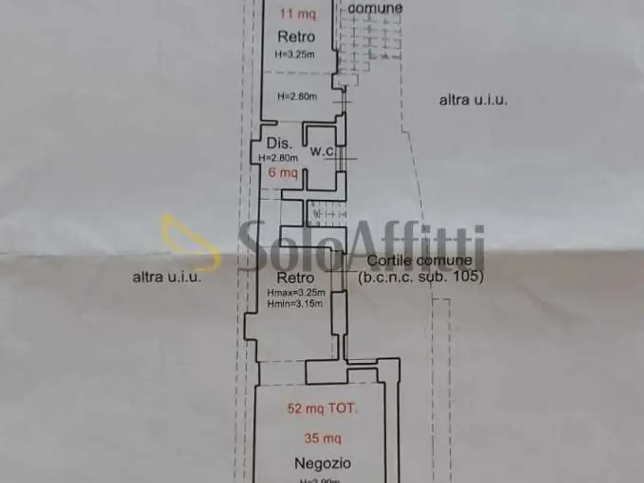 Negozio in Via Vittorio Emanuele 108, Cirie', {3} - Planimetria 1