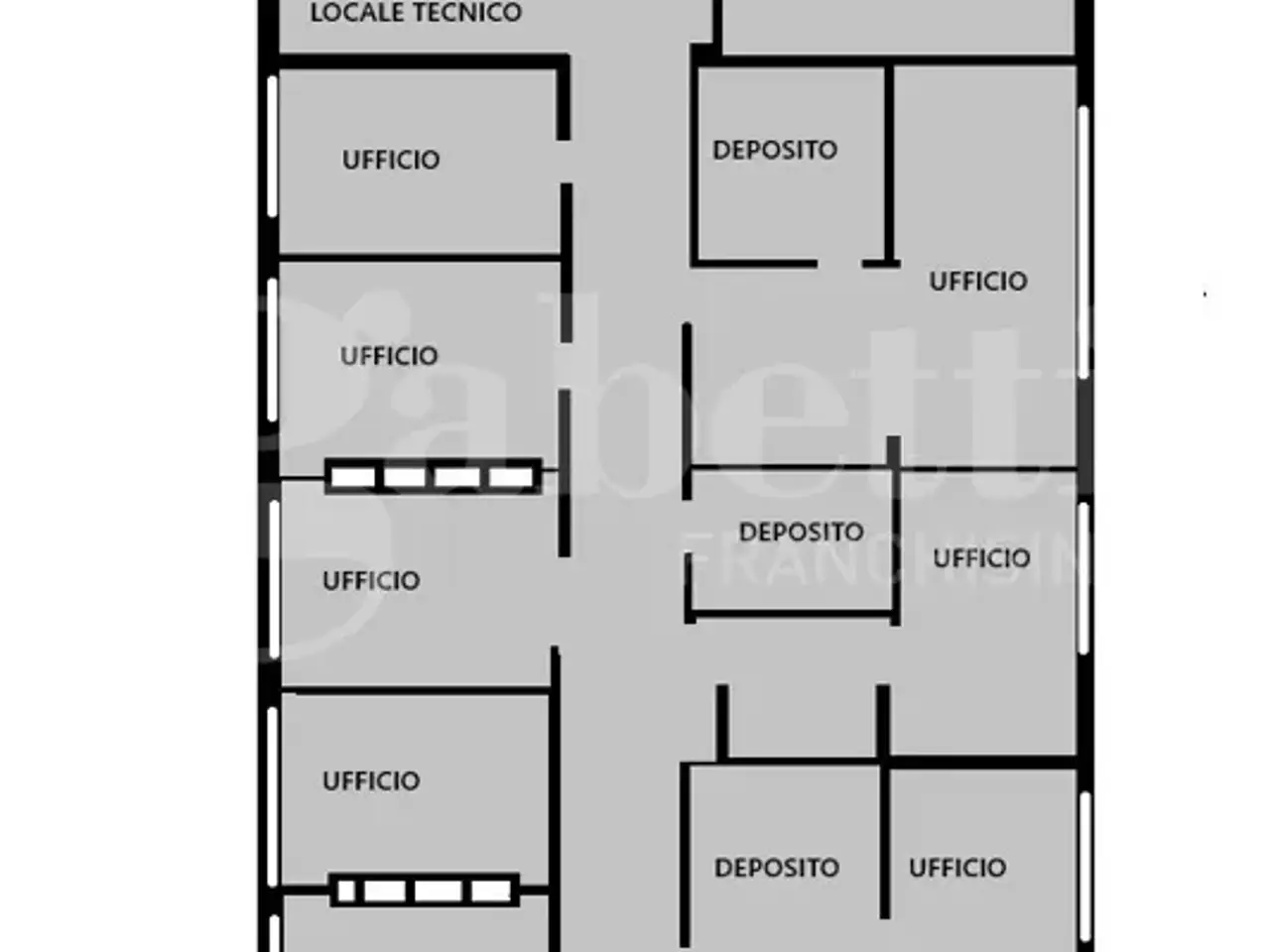 Ufficio in Via  Giacomo Matteotti  62, Cinisello Balsamo, {3} - Planimetria 1