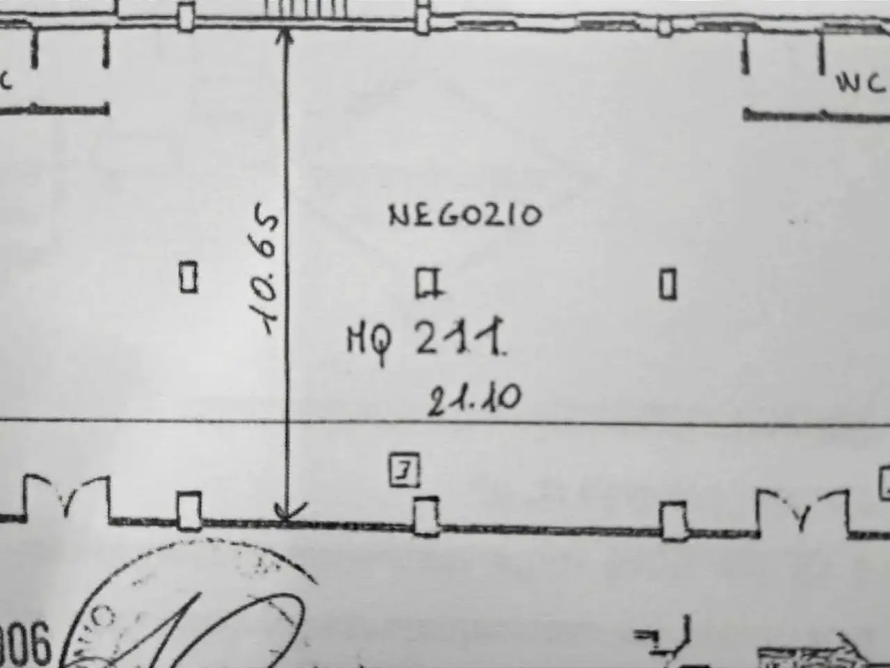 Negozio in Via del Lavatoio 10, Jesi, {3} - Planimetria 1
