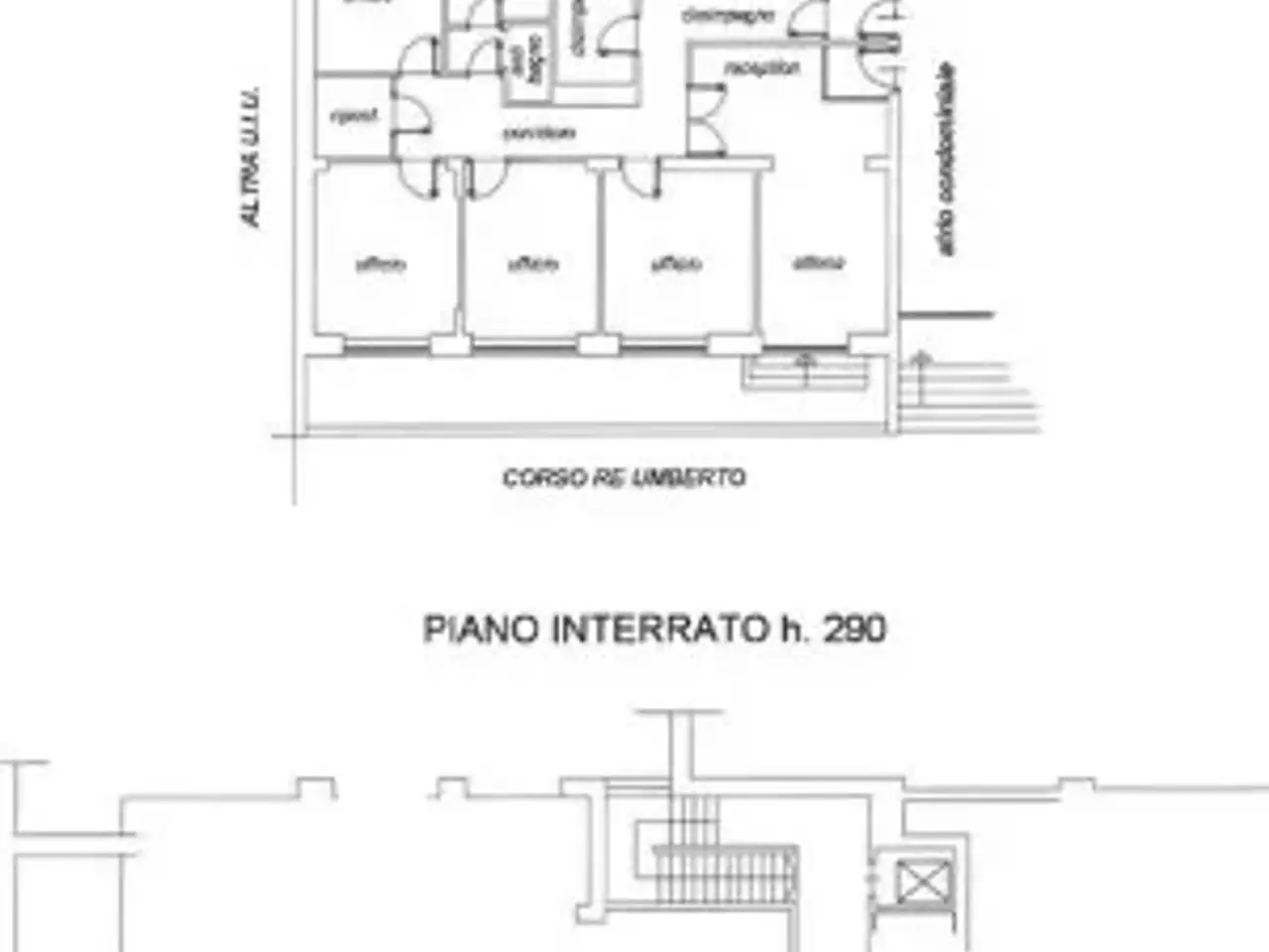 Ufficio in Corso Re Umberto 55, Torino, {3} - Planimetria 1