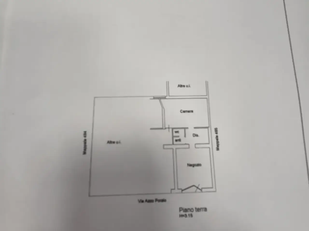 Negozio in Via Azzo Porzio 118, Casalmaggiore, {3} - Planimetria 1