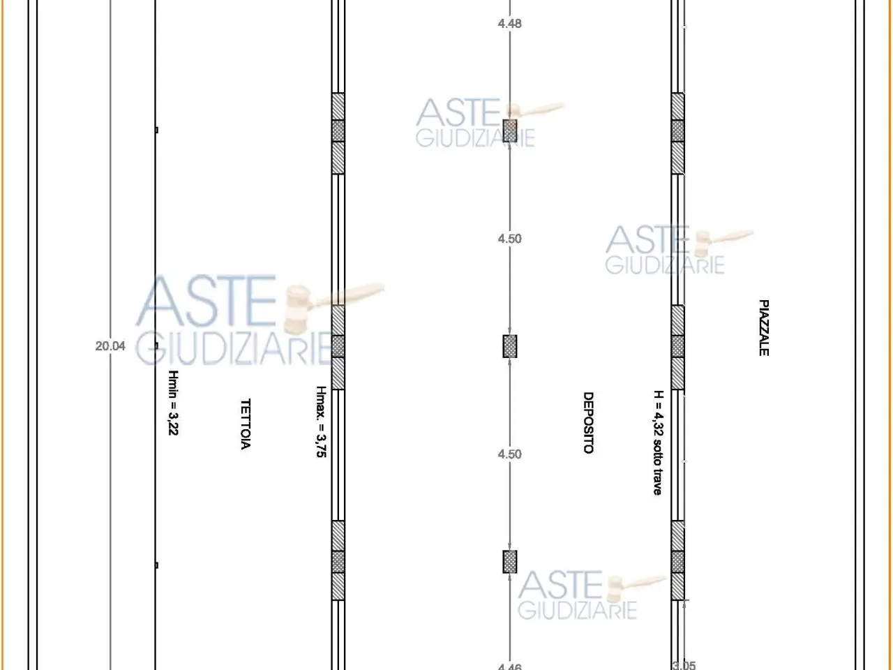 Magazzino in Via Nazionale - Frazione Fasana, Salento, {3} - Planimetria 1