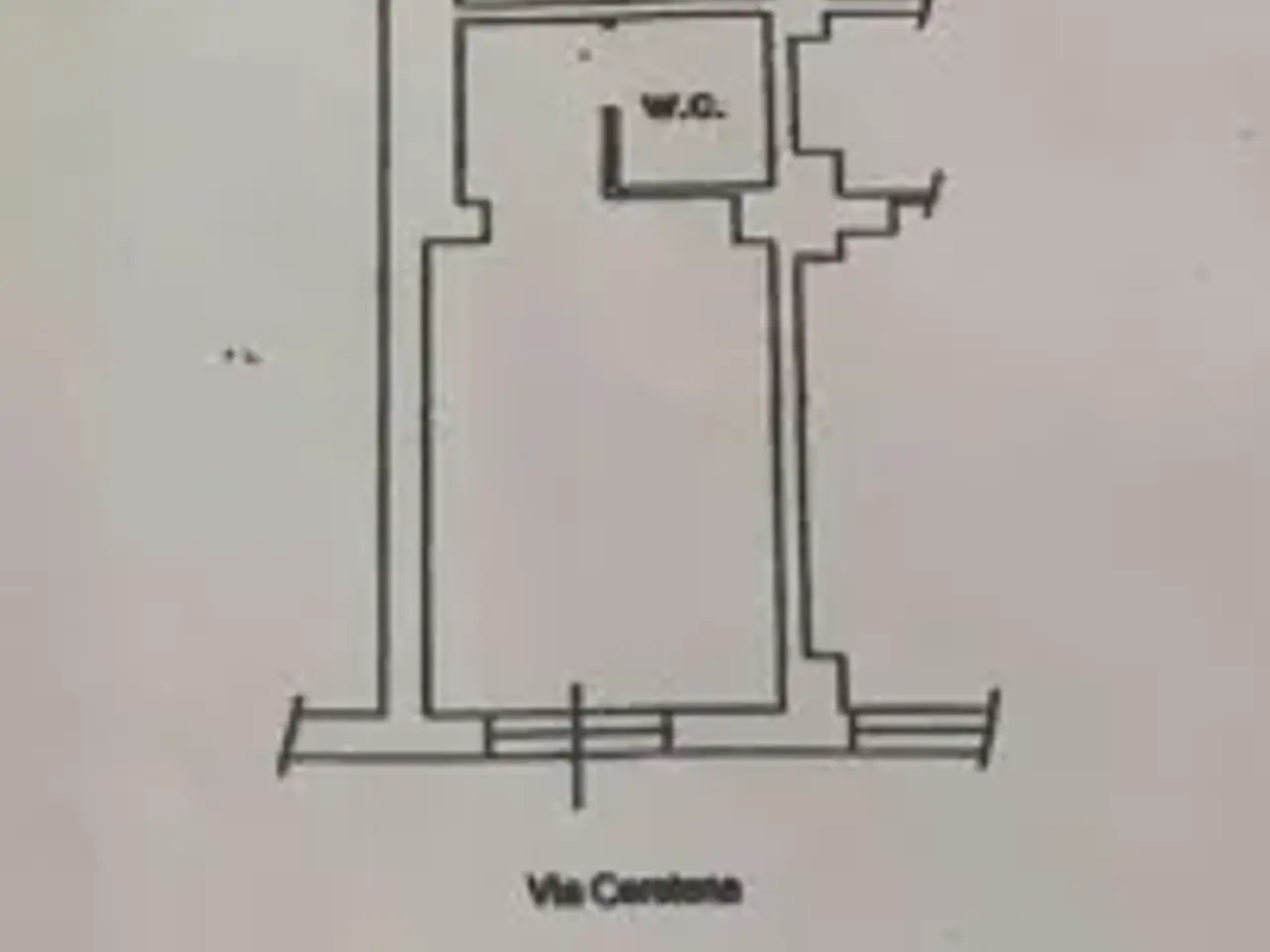Negozio in Via Ceretana, Cerveteri, {3} - Planimetria 1