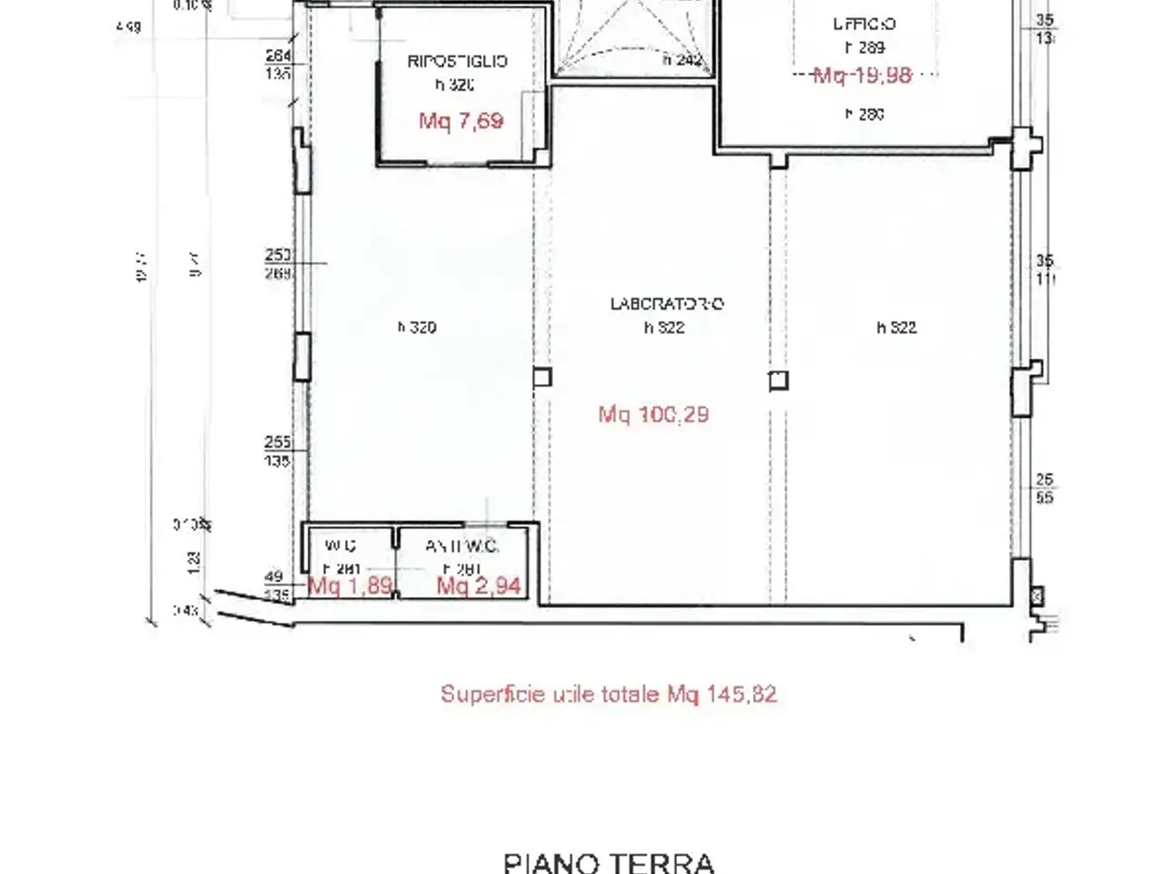 Laboratorio in , Peccioli, {3} - Planimetria 1
