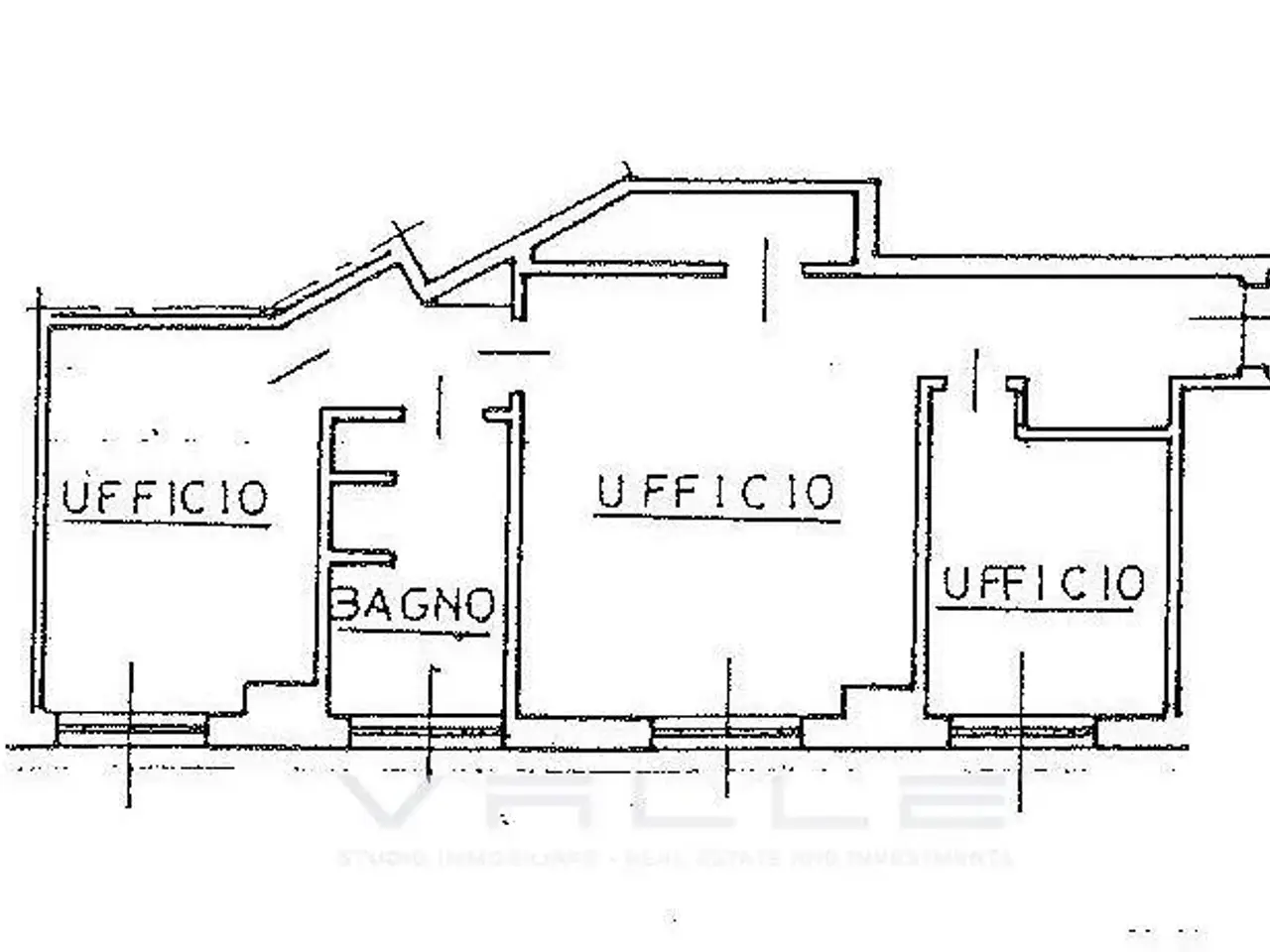 Ufficio in Via Palma Il Vecchio, Bergamo, {3} - Planimetria 1