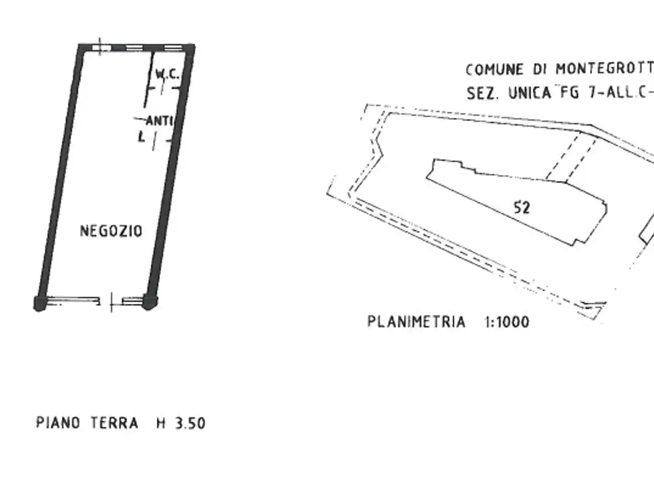 Negozio in , Montegrotto Terme, {3} - Planimetria 1