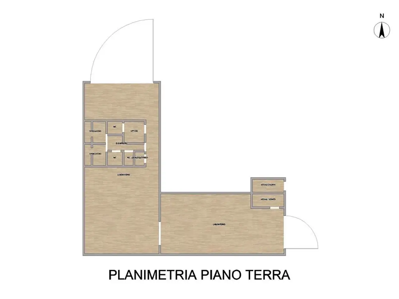 Capannone in Via Primo Maggio 85, Piacenza, {3} - Planimetria 1