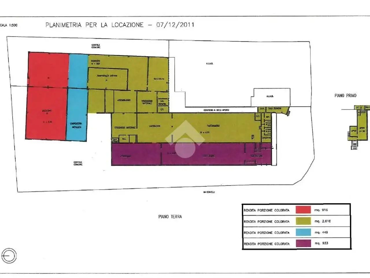 Capannone in Via Ceratelli 2, Castiglione Delle Stiviere, {3} - Planimetria 1
