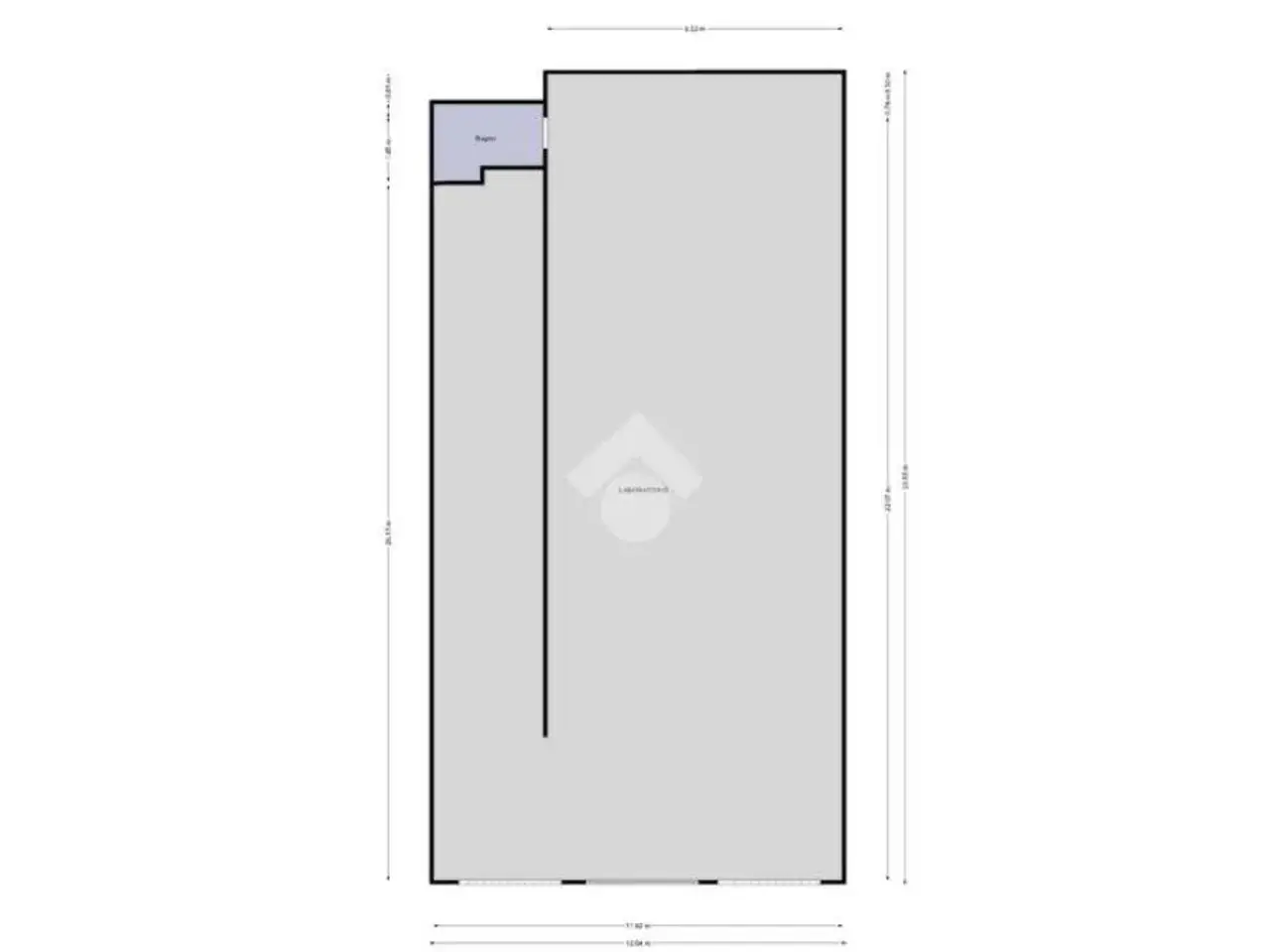 Laboratorio in Viale G. Marconi 155, Pescara, {3} - Planimetria 1