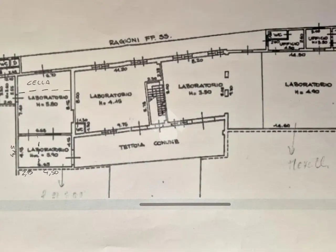 Laboratorio in Via XXI Aprile 76, Piacenza, {3} - Planimetria 1