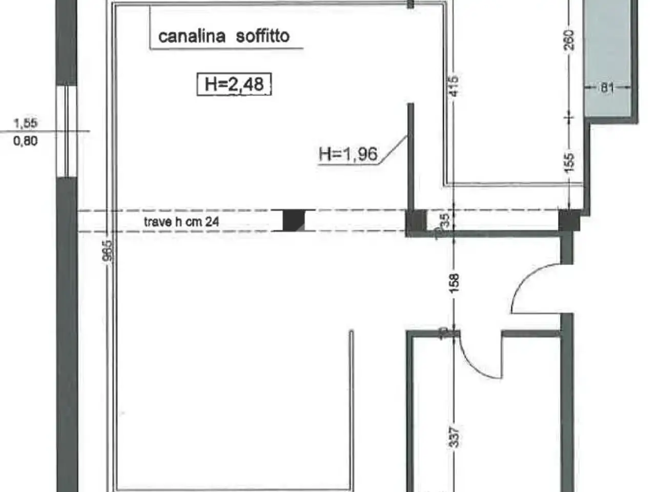 Ufficio in Via Trento, Parabiago, {3} - Planimetria 1