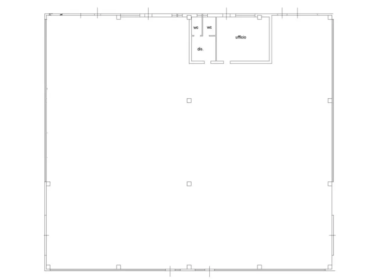 Magazzino in Via Larga 33, Prevalle, {3} - Planimetria 1