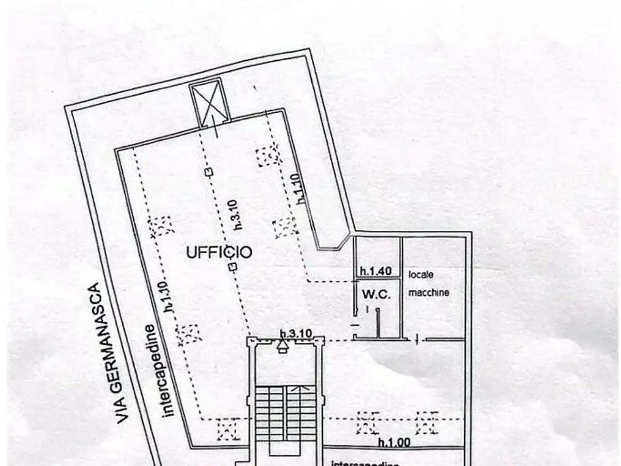Ufficio in Via Germanasca 3, Torino, {3} - Planimetria 1