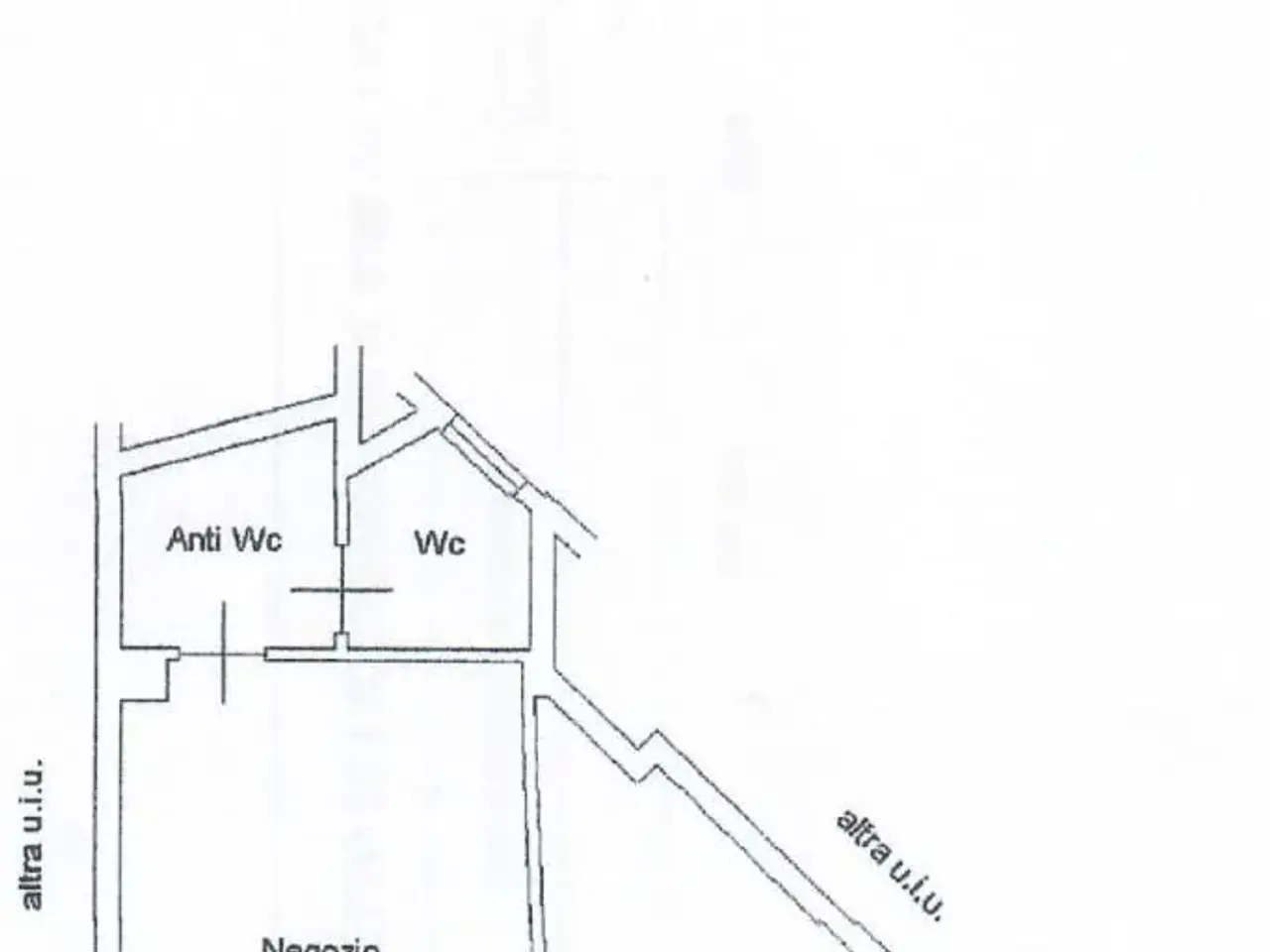 Negozio in Via Pisino, Roma, {3} - Planimetria 1