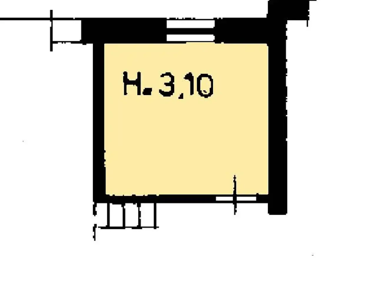 Laboratorio in Via Riva di Trento, Milano, {3} - Planimetria 1