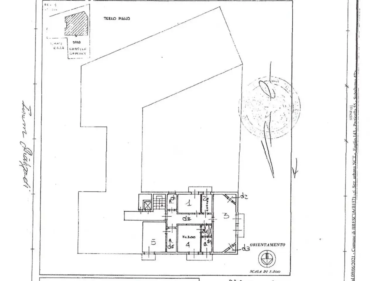 Quadrilocale in vendita, Via Bergamo 5, Brescia - Planimetria 1