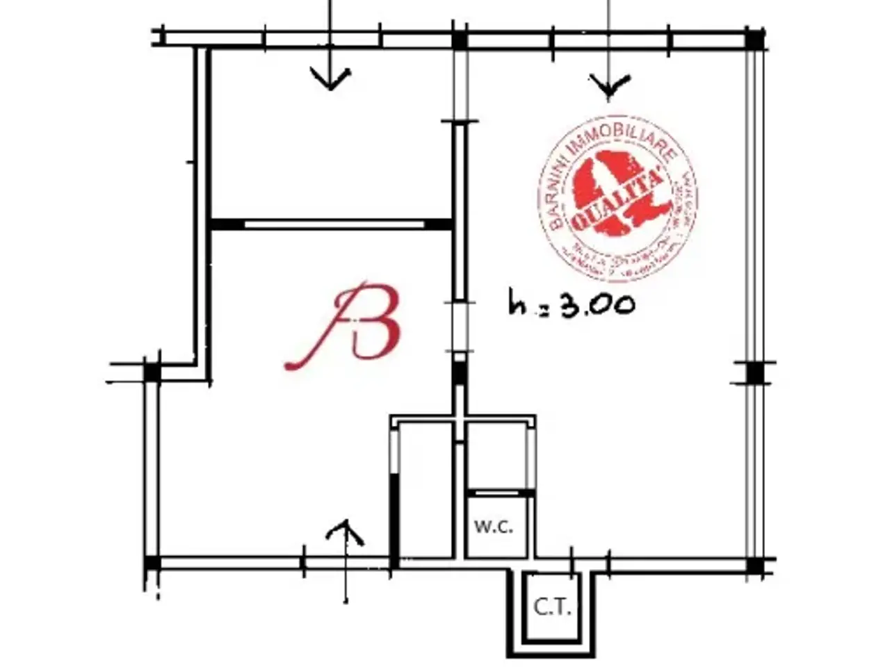 Negozio in Largo Siena 8, Poggibonsi, {3} - Planimetria 1