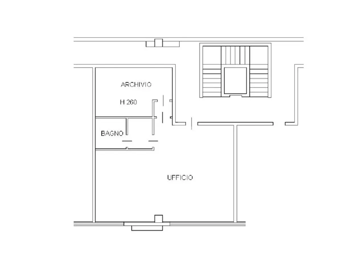 Ufficio in Via dei Muratori 4, Parma, {3} - Planimetria 1