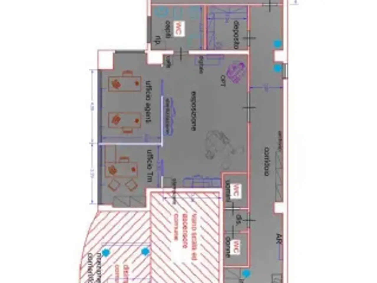 Ufficio in Unnamed Road, Nola, {3} - Planimetria 1