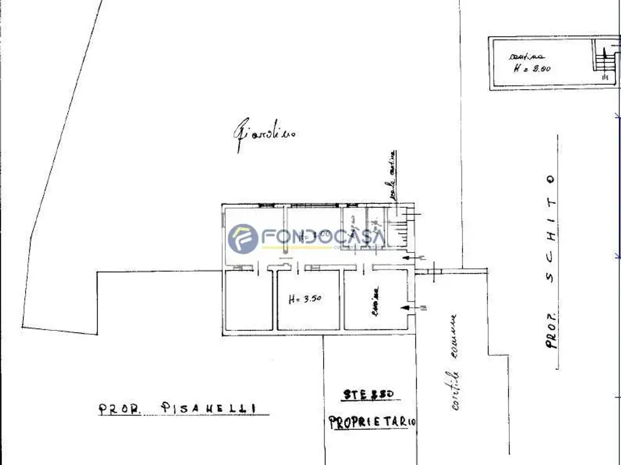 Negozio in Via Roma 30, Giuggianello, {3} - Planimetria 1