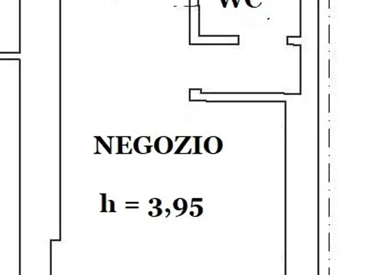 Negozio in Piazza Lodi, Roma - Planimetria 1