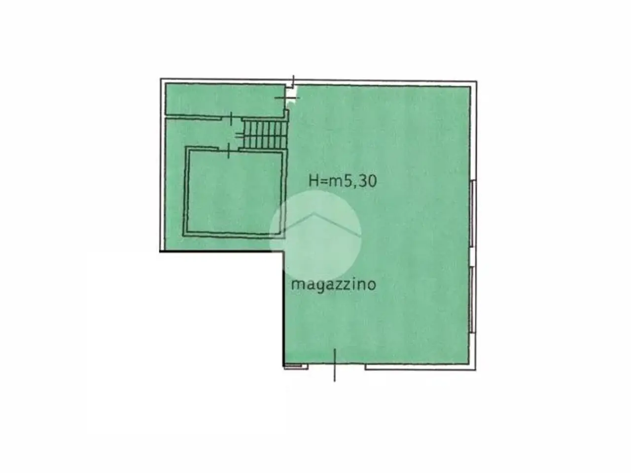Capannone in Via Azzano, Grassobbio, {3} - Planimetria 1