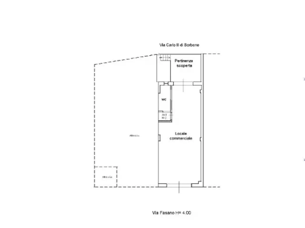 Negozio in Via Fasano, Locorotondo, {3} - Planimetria 1