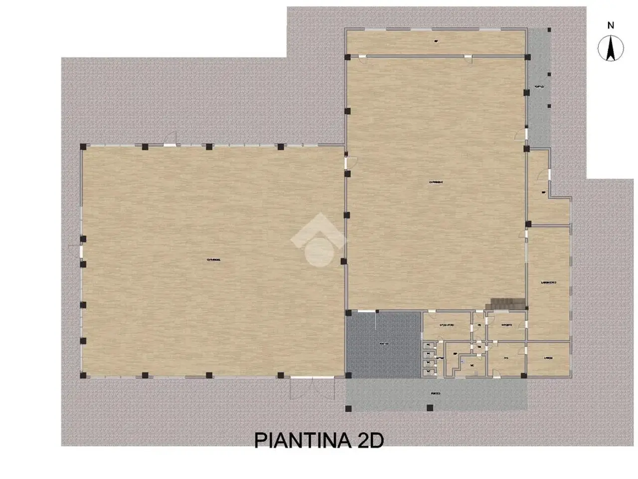 Capannone in Via a. Lamarmora 1, Leno, {3} - Planimetria 1