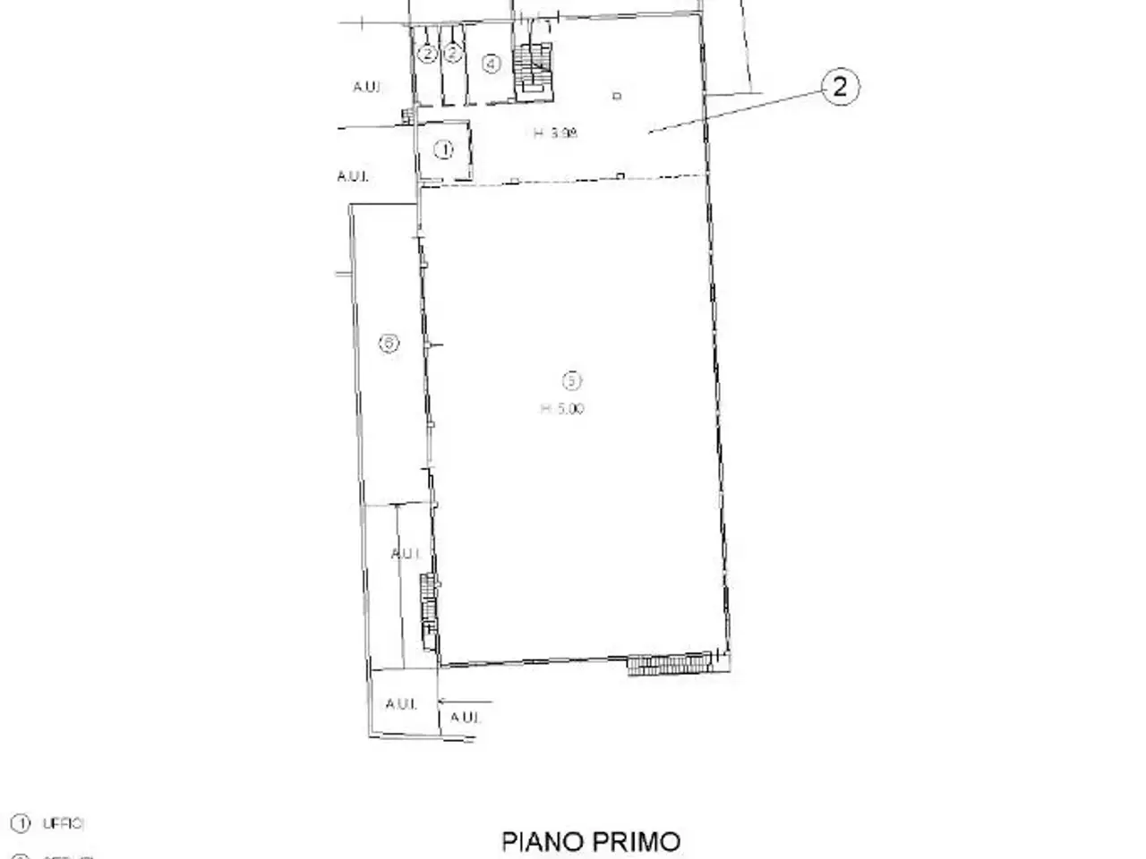 Capannone in Via Alessandro Manzoni, Villongo, {3} - Planimetria 1