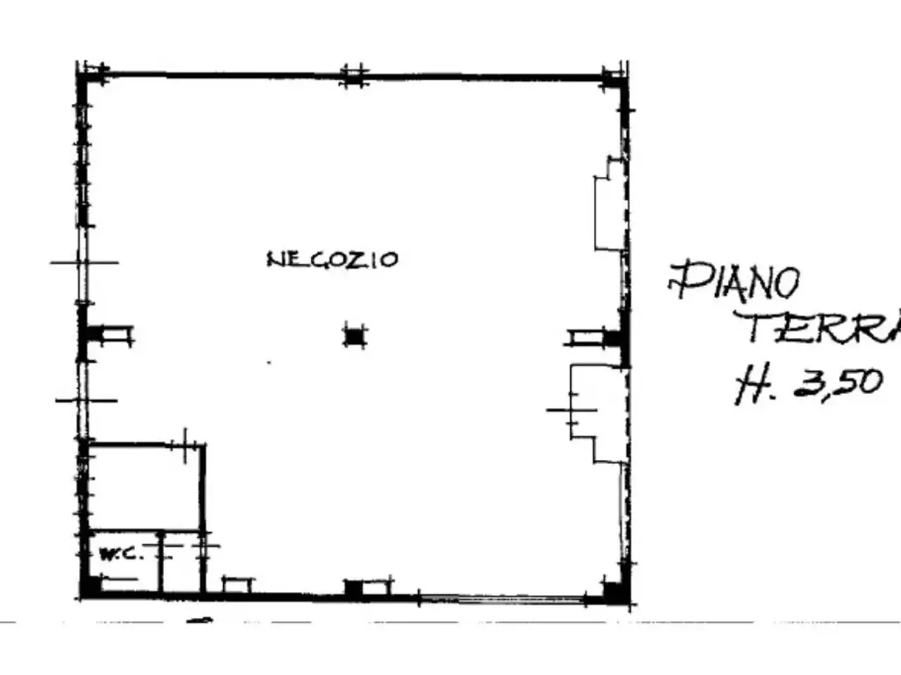 Negozio in Via Don Luigi Sturzo 19, Carpi, {3} - Planimetria 1