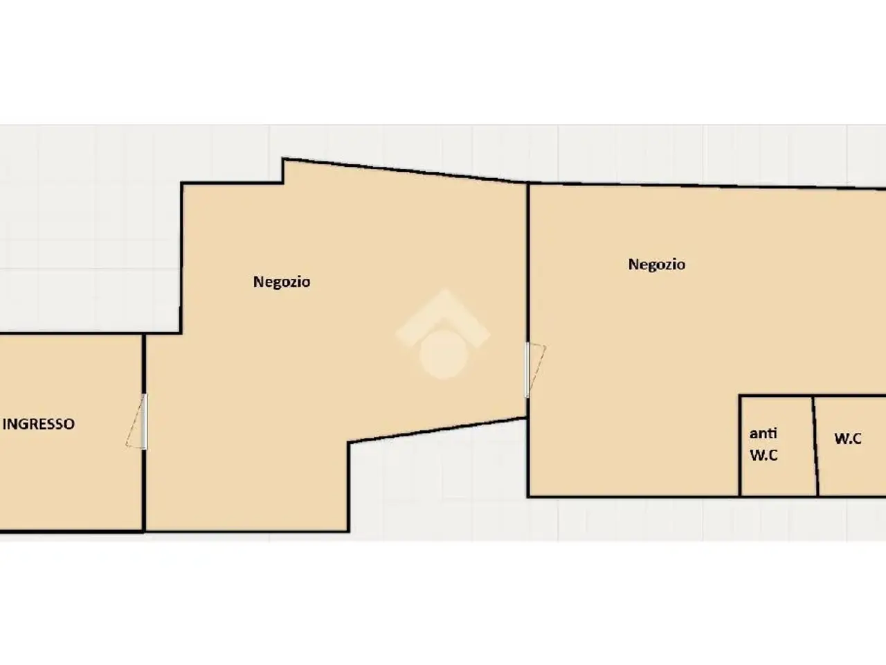 Negozio in Via Alberto De Simoni 39, Sondrio, {3} - Planimetria 1
